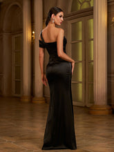 Black Knot Slit Sexy Cocktail Dress SL30003